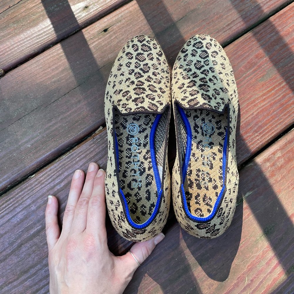 Rothy’s The Loafer Mocha Spot size 7.5